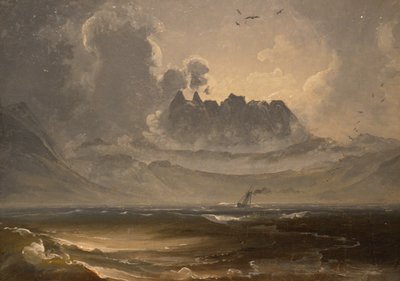 Mountain Range Trolltindene by Peder Balke